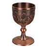 40ml Ethnic Style Alloy Embossed Small Goblet Wine Cup White Wine One Shot Glass Chinese Wedding Love Shot Wine Cup