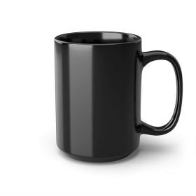 Black Ceramic Mug 15oz