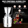 VEVOR 3 Gal Alcohol Distiller Machine Brewing Equipment DIY Whiskey Home Still