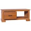 TV Stand 35.4"x19.7"x14.6" Solid Wood Teak