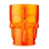 Halloween 19 oz Skull Beer Mug, Orange, Plastic, Partyware, Way to Celebrate