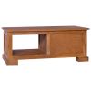 TV Stand 35.4"x19.7"x14.6" Solid Wood Teak