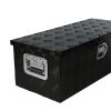 30 Inch Heavy Duty Black Aluminum 5 Bar Tread Tool long Box Truck Pickup Trailer Toolbox Underbody Storage+Lock+Keys (30.1"Ã—12.8"Ã—10.4")