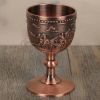 40ml Ethnic Style Alloy Embossed Small Goblet Wine Cup White Wine One Shot Glass Chinese Wedding Love Shot Wine Cup