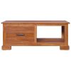 TV Stand 35.4"x19.7"x14.6" Solid Wood Teak