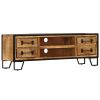 TV Stand with Drawers 47.2"x11.8"x15.7" Solid Wood Mango