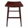 Katashi Fan Shape Bar Stool; Walnut