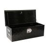 30 Inch Heavy Duty Black Aluminum 5 Bar Tread Tool long Box Truck Pickup Trailer Toolbox Underbody Storage+Lock+Keys (30.1"Ã—12.8"Ã—10.4")