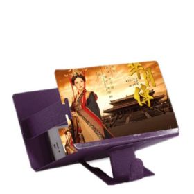 Mobile Phone Video HD Amplifier (Color: PURPLE)