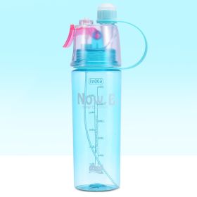 Portable Outdoor Sports Mist Spray Cup (Option: Blue-400ml)