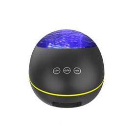 USB Control Music Player LED Night Light (Option: Black2)