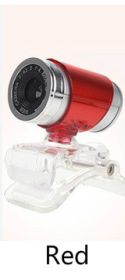 480P HD camera (Color: Red)