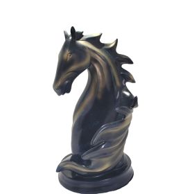 Horse Shape Display Shelf Wine Holder Animal Statue Creative Wine Bottle Rack Holder Kitchen Dining Bar Barware Wine Rack (Color: Vantage Blue)