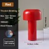 Italian Mushroom Table Lamp Night Light Portable Wireless Touch Rechargeable Desk Light Bedside Table Lamp Bedroom Desktop Decor