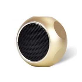 Cutie Pie Mini Speakers In 4 Colors (Color: Gold)