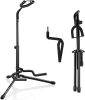 5 CORE Premium Metal Guitar Stand Heavy Duty for Acoustic Classic Electric Guitar Detachable Musical Instrument Stand Single Holds 1 Guitar - GSH HD