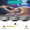 1pc Digital Alarm Clock; Digital Clock For Bedroom With Large LED Screen