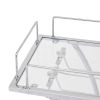 Kitchen Room Cart 3-Drawer Removable Storage Rack Trolley Cart with Rolling Wheels