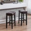 Backless Bar Stools, 2-Pcs Set