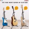 5 CORE Premium Metal Guitar Stand Heavy Duty for Acoustic Classic Electric Guitar Detachable Musical Instrument Stand Single Holds 1 Guitar - GSH HD