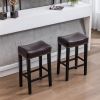 Backless Bar Stools, 2-Pcs Set