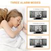 1pc Digital Alarm Clock; Digital Clock For Bedroom With Large LED Screen